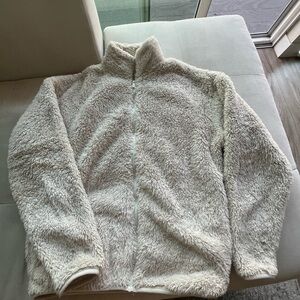 PINK Victoria's Secret Cream Fleece Jacket Size XS